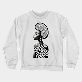 African Woman Crewneck Sweatshirt